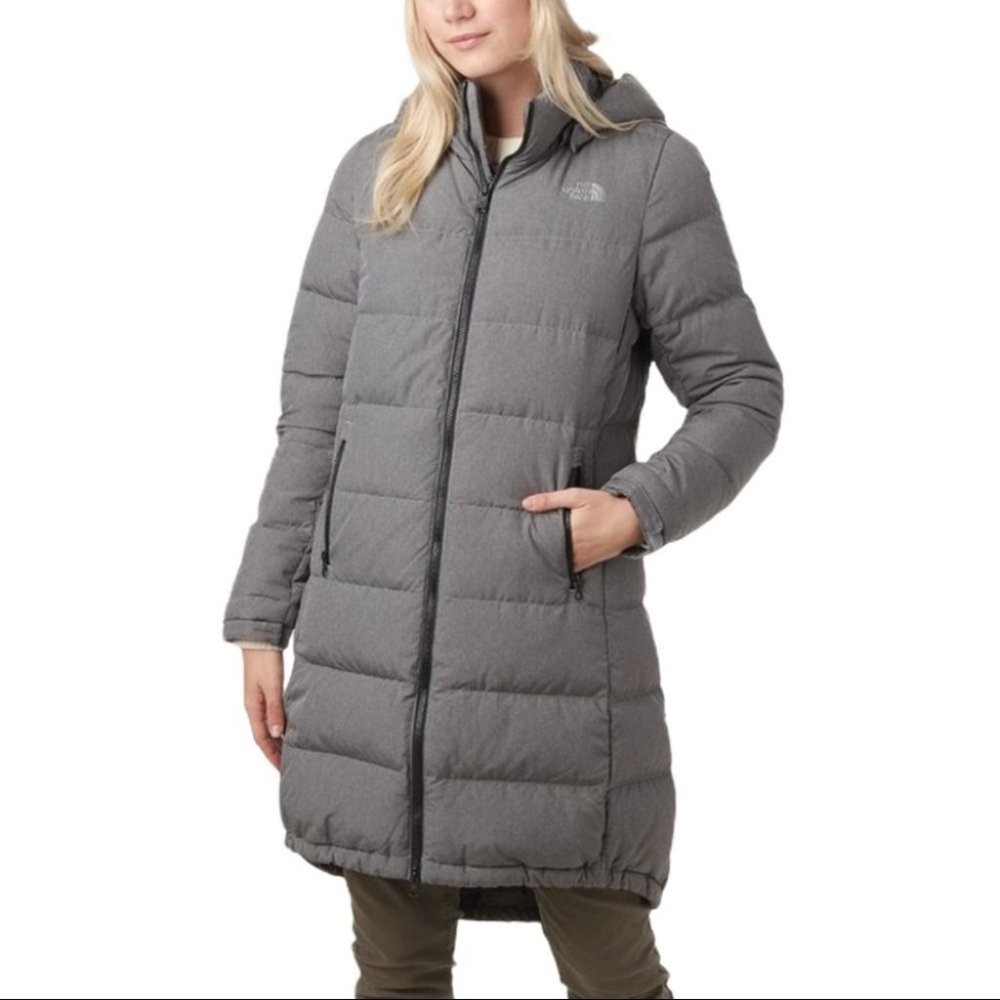 The North Face Gray Puffer Coat